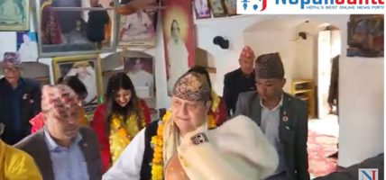चुनावी माहोलमा जनकपुर आएका पूर्वराजाले भने- ‘मेरो विशुद्ध धार्मिक यात्रा हो’