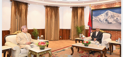 राष्ट्रपति रामचन्द्र पौडेल र प्रधानन्यायाधीश प्रकाशमान सिंह राउतबिच आज भेटघाट