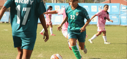 आजदेखि शुरु भएको एन्फा महिला लिगमा झापामाथि आर्मी ५-० गोल अन्तरले विजयी