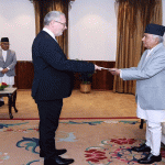 राष्ट्रपति रामचन्द्र पौडेल समक्ष नवनियुक्त चार देशका राजदूतहरूले आ–आफ्नो ओहोदाको प्रमाणपत्र गरे पेश