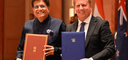 भारत र न्यूजील्याण्डबीच स्वतन्त्र व्यापार सम्झौता