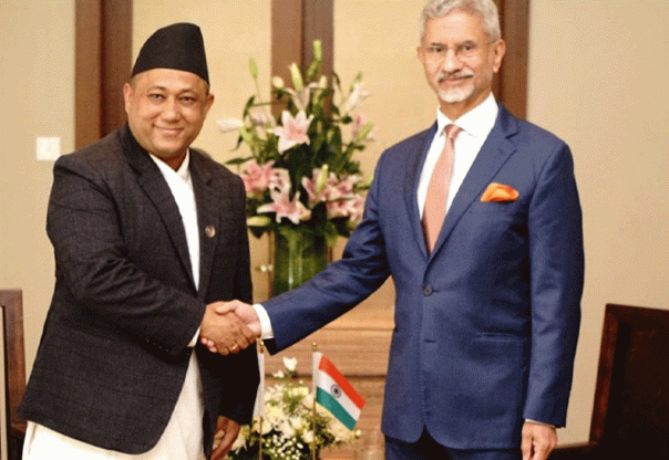 परराष्ट्रमन्त्री शिशिर खनाल र भारतीय विदेशमन्त्री डा.एस. जयशंकरबिच द्विपक्षीय भेटवार्ता