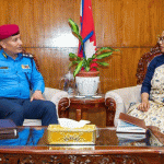 मेयर सुनिता डंगोल र प्रहरी महानिरीक्षक दानबहादुर कार्कीबीच भेट- सडक र सहरी सुरक्षा सहकार्यमा जोड