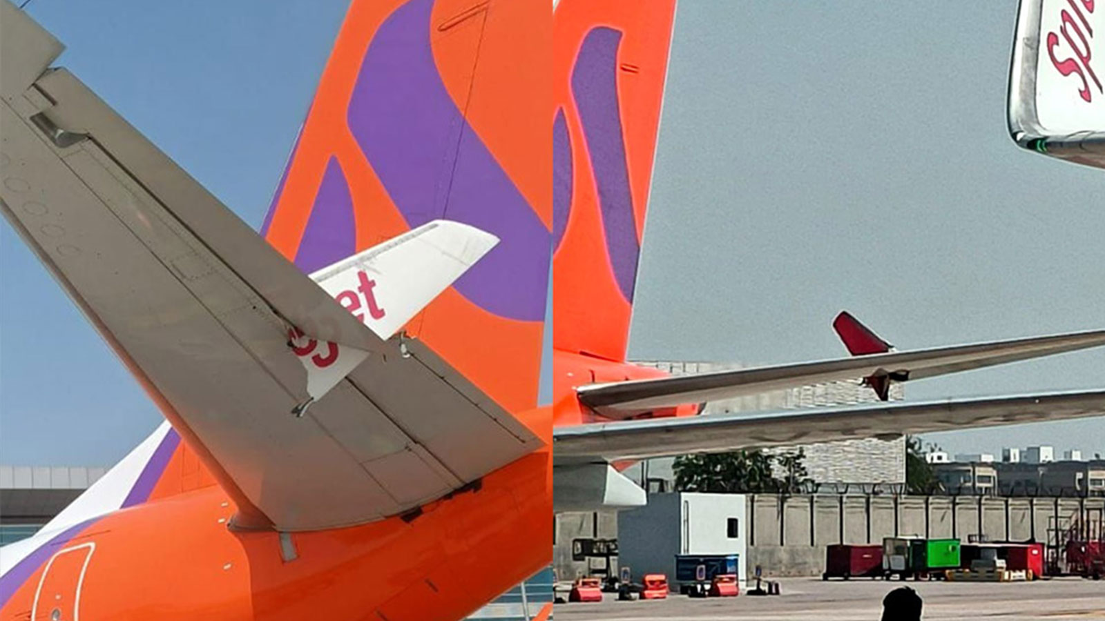 दिल्लीको इन्दिरा गान्धी विमानस्थलमा ठुलो दुर्घटना टर्यो, दुई विमानका पखेटा ठोक्किए