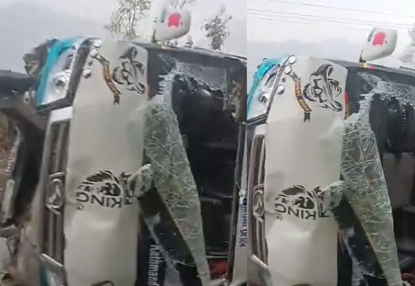 पृथ्वी राजमार्गमा माइक्रो बस दुर्घटना, १२ जना घाइते