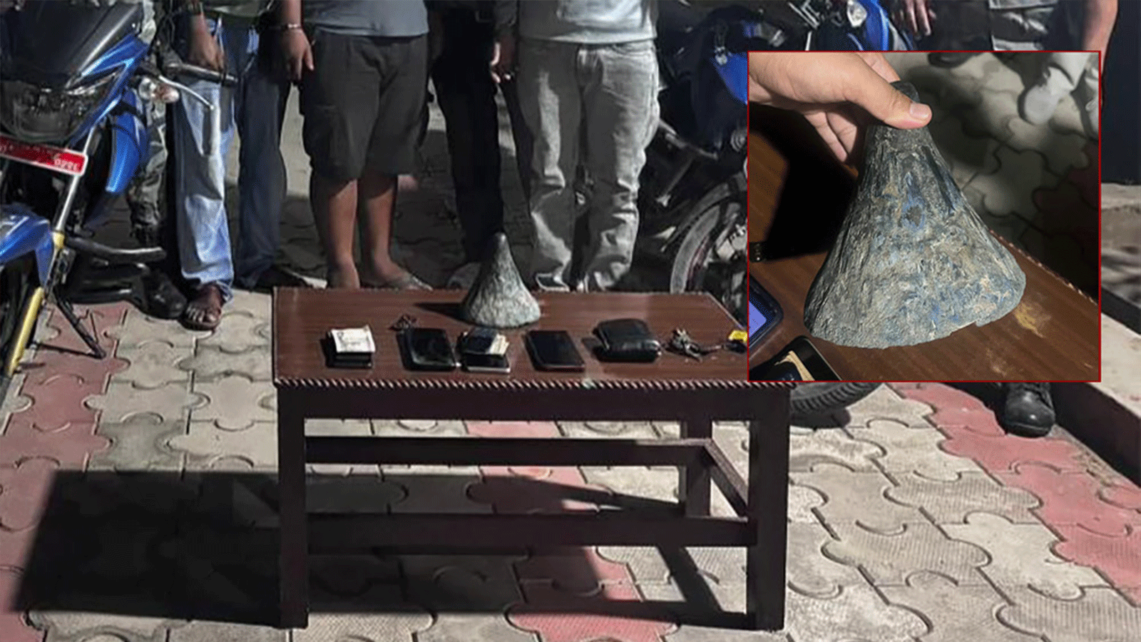 गैंडाको खागसहित चार जना पक्राउ