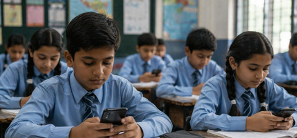 विश्वका ५८ प्रतिशत देशका विद्यालयमा मोवाइल फोन प्रतिबन्ध