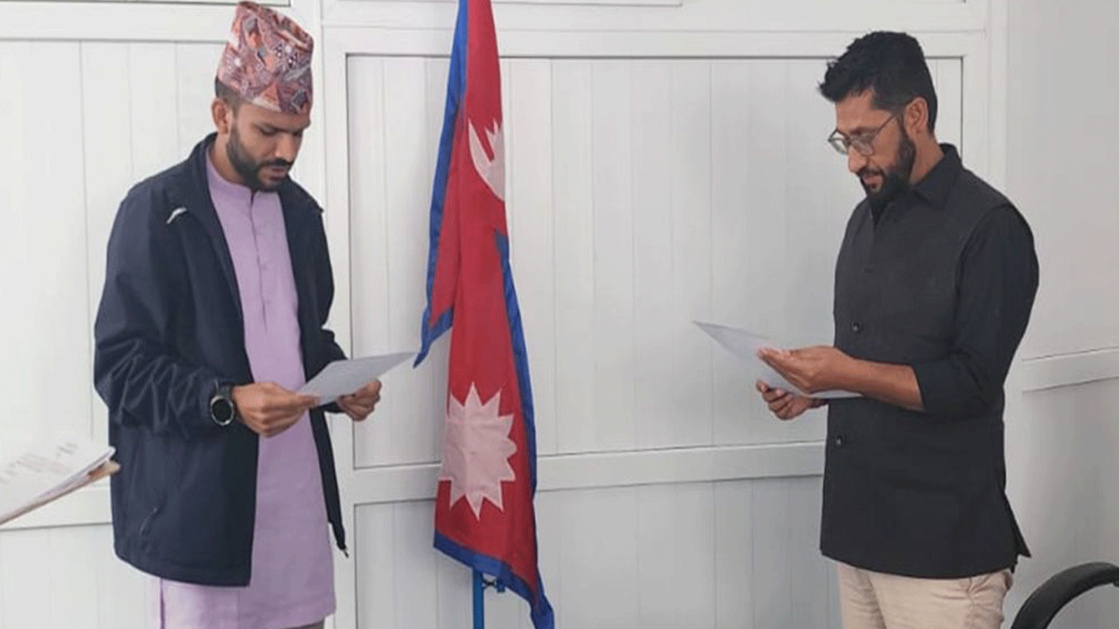 रास्वपा सचिवालय सदस्य मनोनित भएका सागर ढकालले  लिए पद तथा गोपनीयताको शपथ