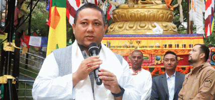 बुद्धका उपदेशले विश्वलाई शान्तिको सन्देश दिएको छः परराष्ट्रमन्त्री शिशिर खनाल