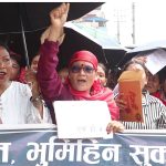 जनताको घरटहरामा डोजर लगाउने कार्य बन्द नगरे सरकारको दिनगन्ती शुरु हुने चेतावनी