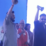 रास्वपाको प्रथम महाधिवेशन शुरु, रवि र बालेनले घन्टी बजाएर गरे उद्घाटन