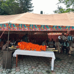 कांग्रेसका नेता राजेन्द्र खरेलको पार्थिव शरीर नेपाली कांग्रेसको केन्द्रीय कार्यालय सानेपामा