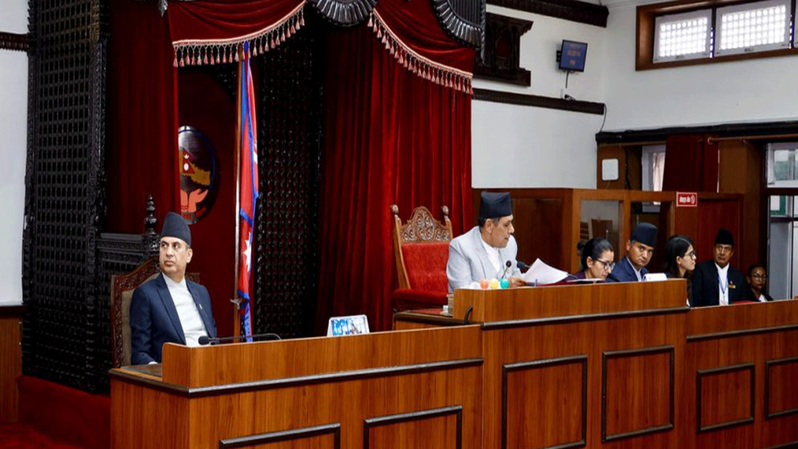 ६ दिनपछि बोलाइएको राष्ट्रिय सभा बैठक बस्दै नबसी सूचना टाँसेर स्थगित