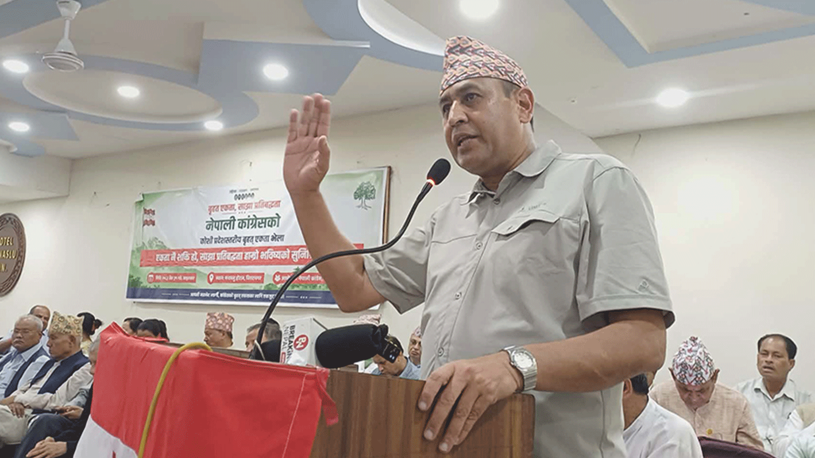 एकताबद्ध नभए आगामी चुनावमा कांग्रेसले लज्जास्पद हार व्यहोर्नुपर्छ : रामहरि खतिवडा