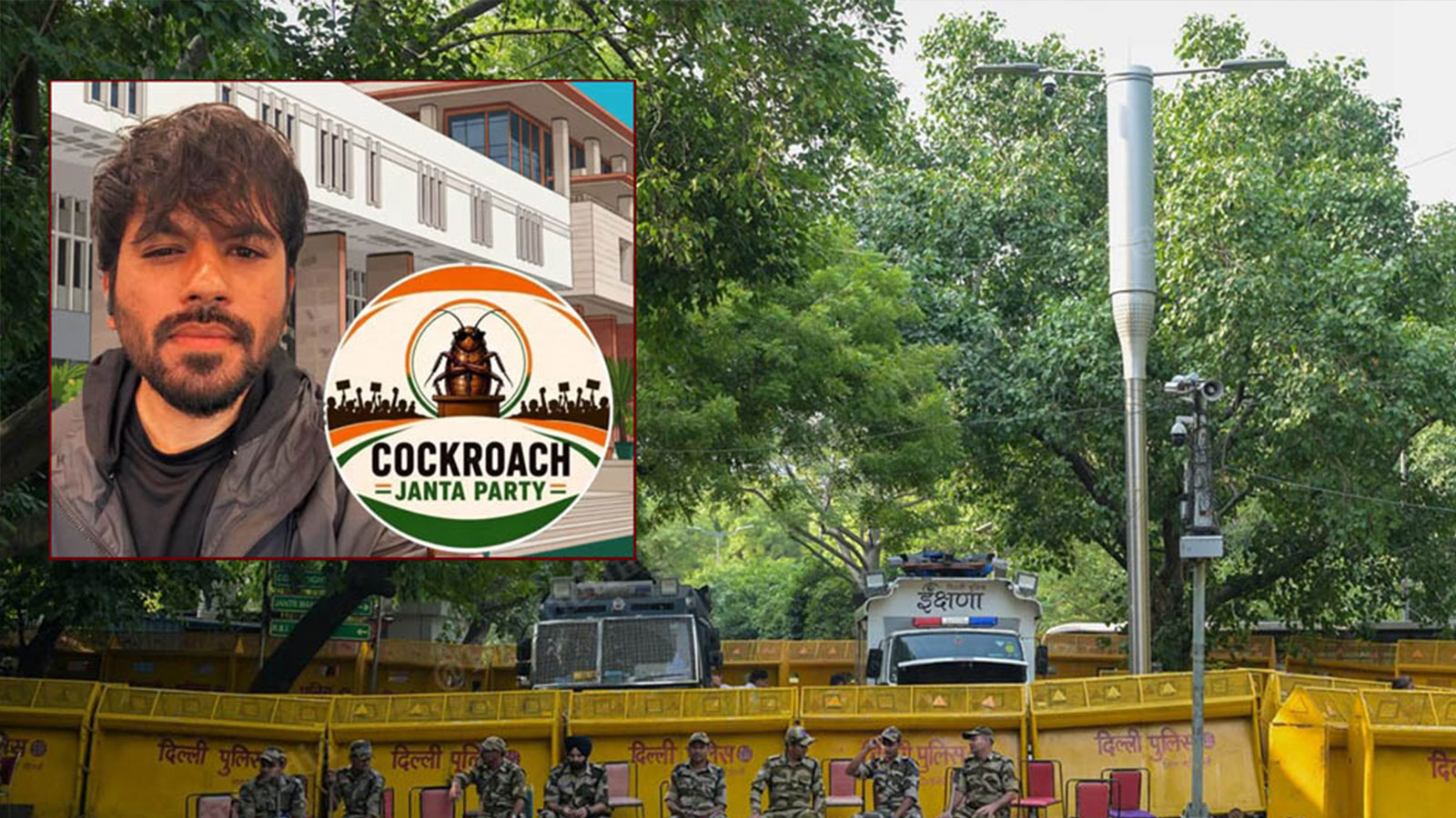 दिल्लीमा ककरोच जनता पार्टीको पहिलो प्रदर्शन आज, अमेरिकाबाट दिल्ली पुगे संस्थापक
