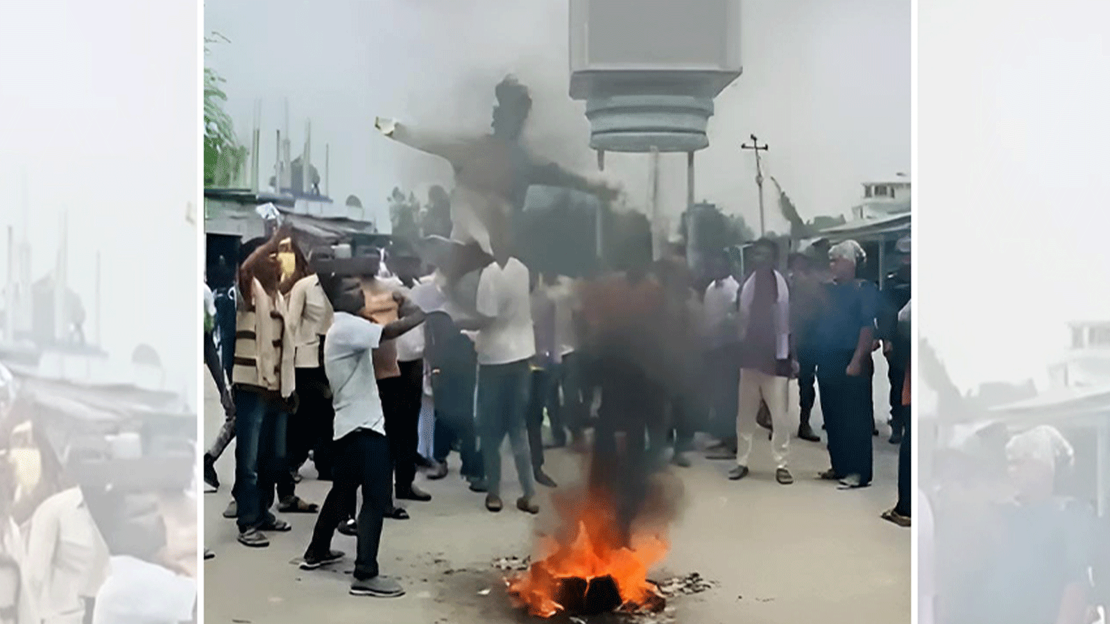 रौतहटमा प्रधानमन्त्री बालेन्द्र शाहको पुतला जलाउँदै प्रदर्शन रौतहटमा प्रधानमन्त्री बालेन्द्र शाहको पुतला जलाउँदै प्रदर्शन
