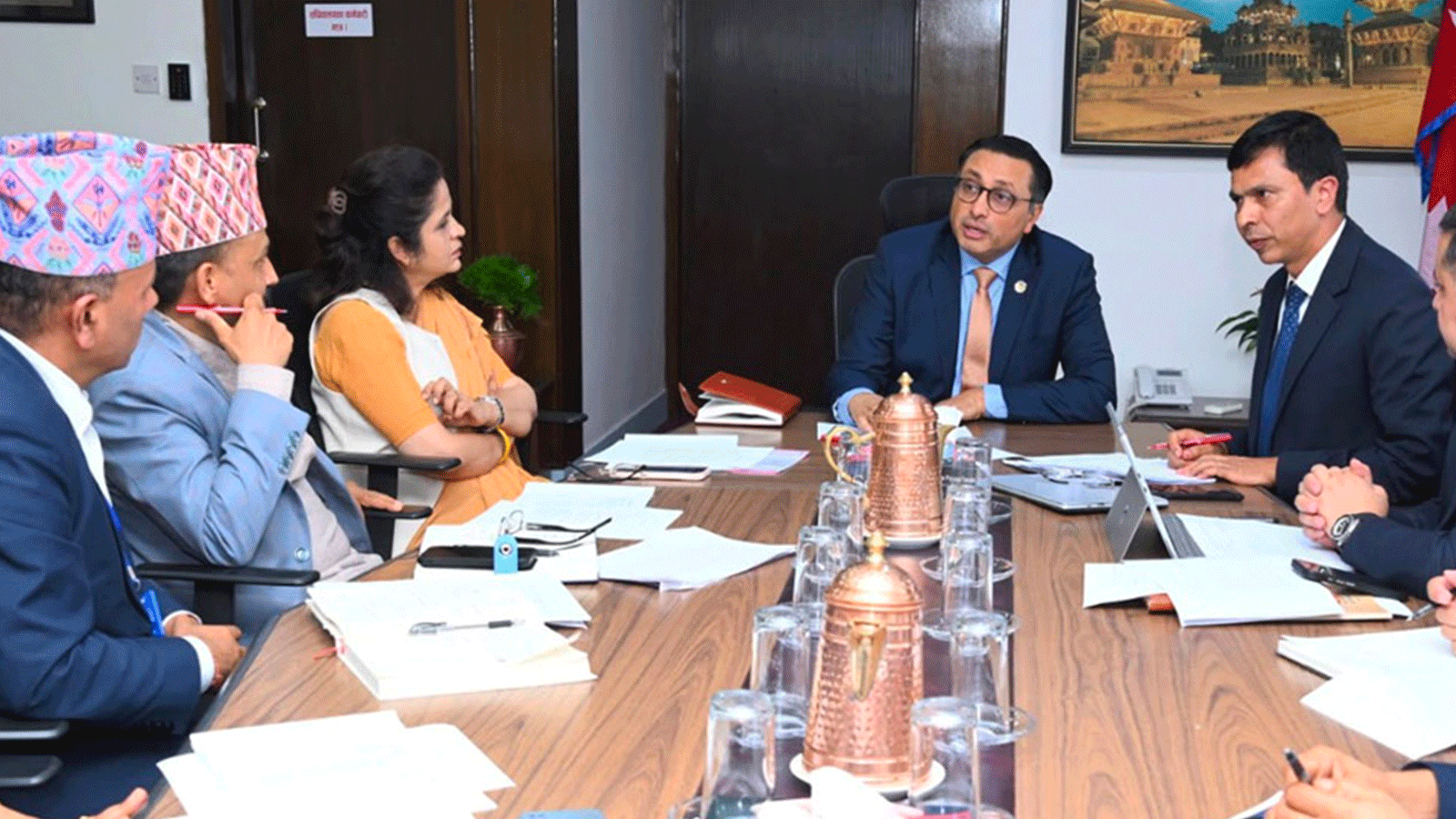 बजेट कार्यान्वयनलाई प्रभावकारी बनाउने उद्देश्यले अर्थ मन्त्रालय र उद्योग वाणिज्य तथा आपूर्ति मन्त्रालयबीच छलफल बजेट कार्यान्वयनलाई प्रभावकारी बनाउने उद्देश्यले अर्थ मन्त्रालय र उद्योग वाणिज्य तथा आपूर्ति मन्त्रालयबीच छलफल