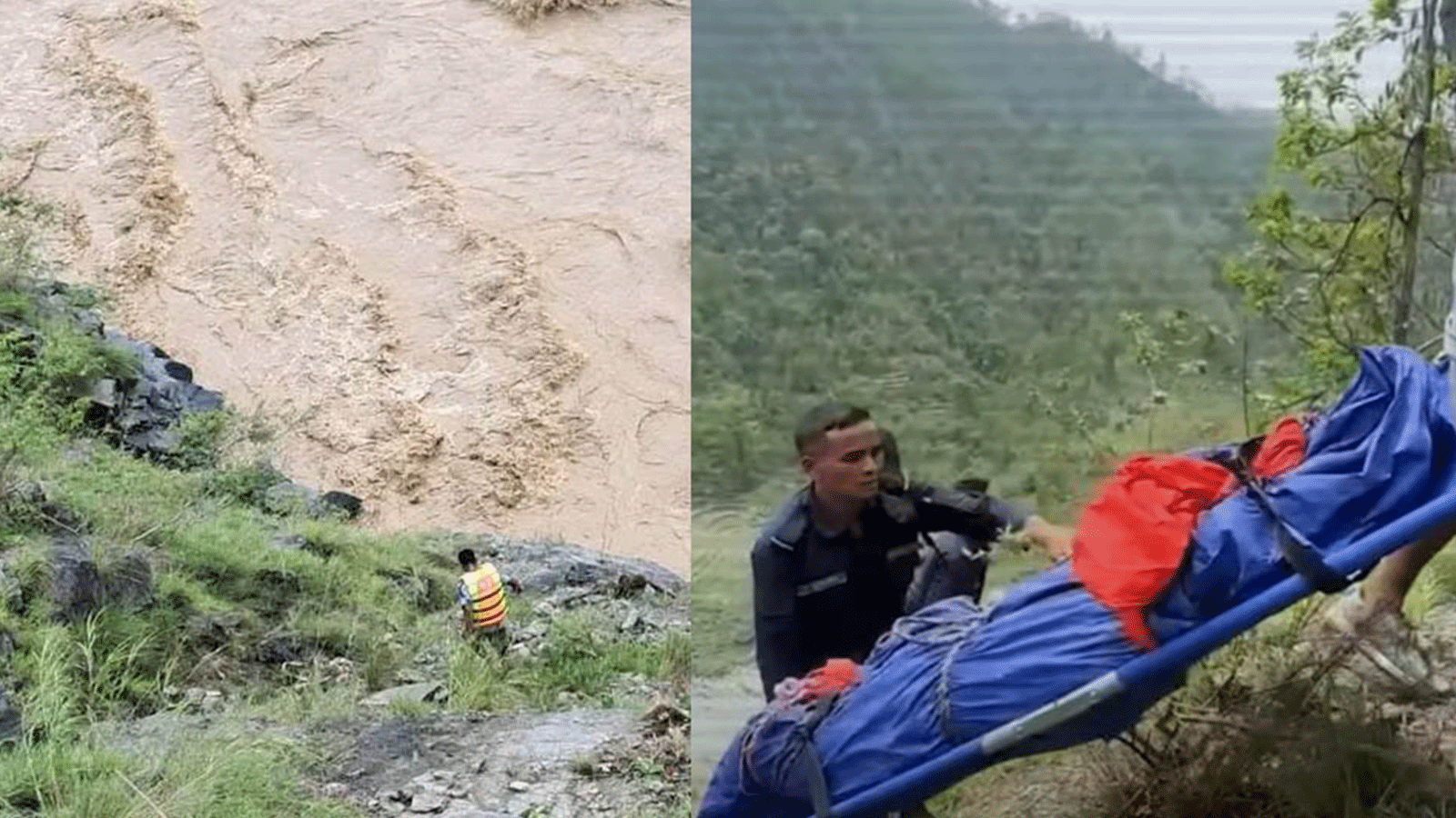 दैलेख दुर्घटना अपडेट: एक जनाको मृत्यु, हराएका यात्रुको कर्णालीमा खोजी जारी