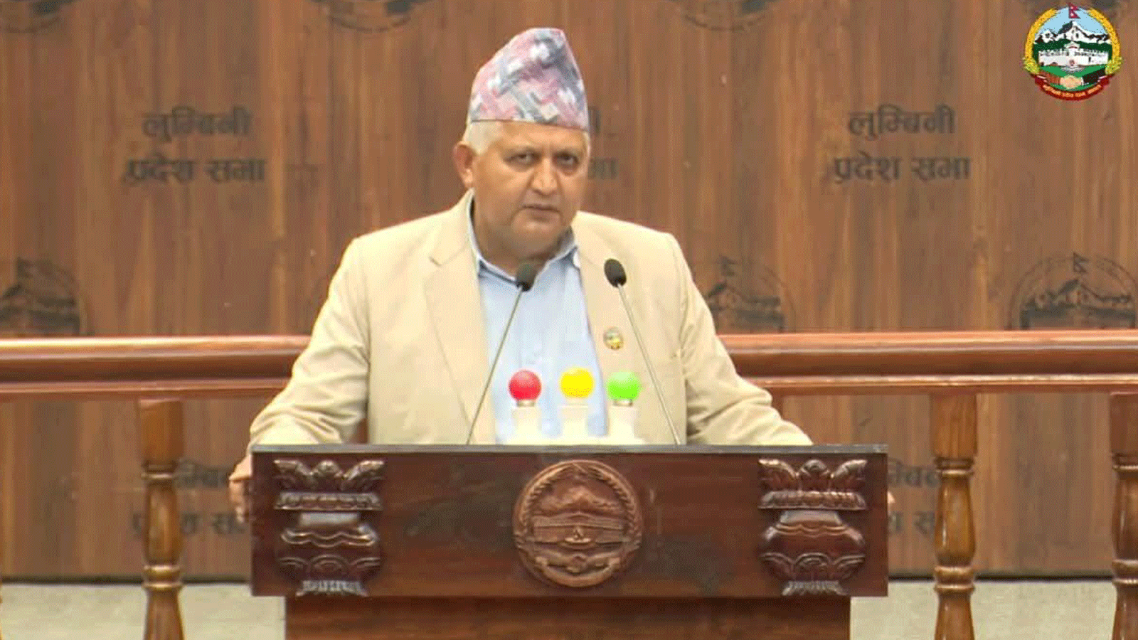 लुम्बिनी प्रदेश सभाको बैठक मुख्यमन्त्री चेतनारायण आचार्यको विशेष सम्बोधनपछि पुनः सुचारु