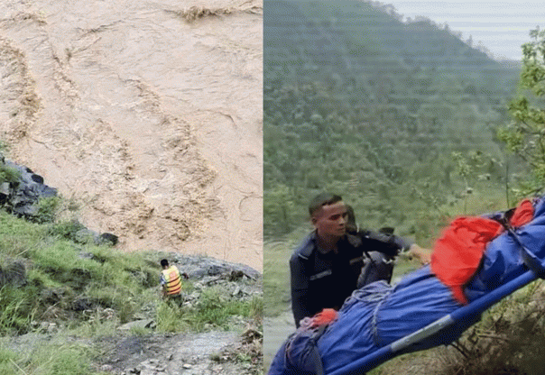 कर्णालीमा खसेको गाडी अझै भेटिएनल एक जनाको शव फेला, अन्यको खोजी जारी