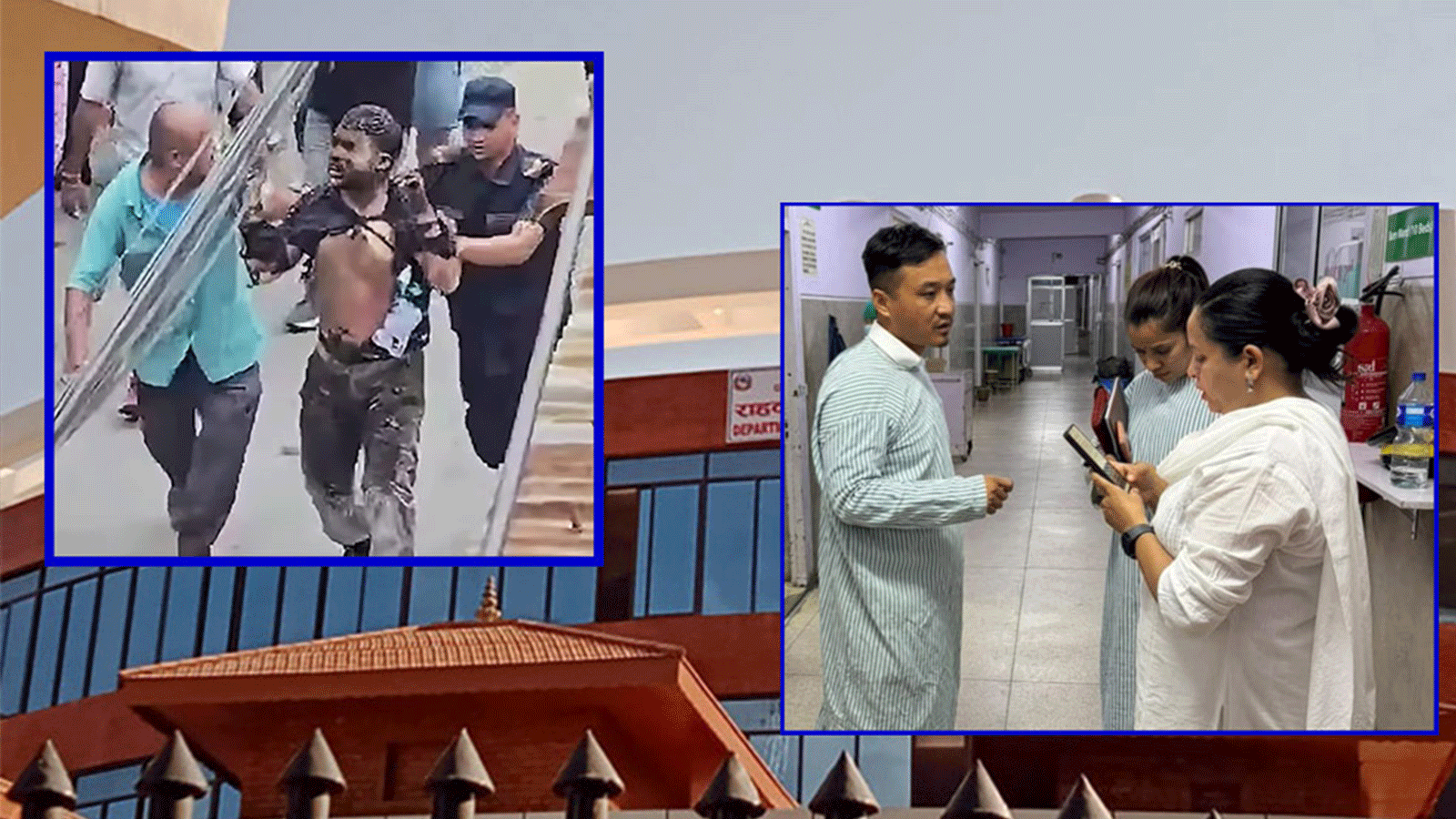 राहदानी विभाग अगाडि आफैलाई आगो लगाएका गणेश नेपालीलाई उपचारका लागि भारत लगिदै, खर्च सरकारले बेहोर्ने