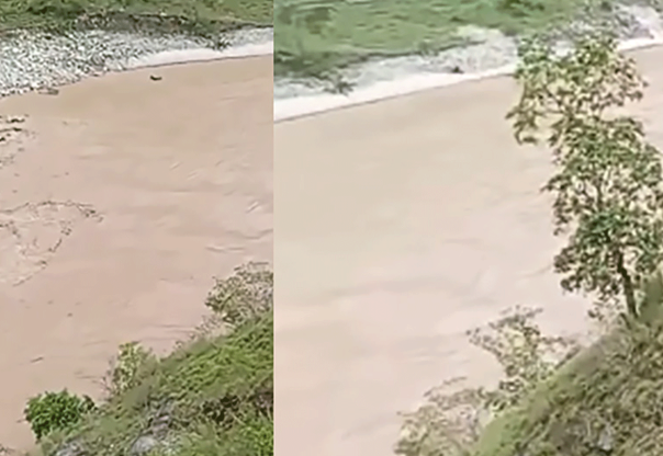 यात्रुबाहक माइक्रो गाडी कर्णाली नदीमा खस्यो, उद्वार कार्य जारी