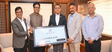 प्रधानमन्त्री दैवी प्रकोप उद्धार कोषमा सूर्य नेपालकाे १५ करोड सहयोग