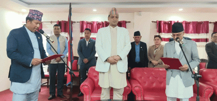 बागमती प्रदेशका नवनियुक्त मन्त्री शैलेन्द्रमान बज्राचार्यले लिए पद तथा गोपनीयताको शपथ