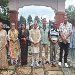 पार्टी एकताको सङ्कल्प गर्न भन्दै किशुनजीको आश्रम पुगे पूर्णबहादुर खड्का