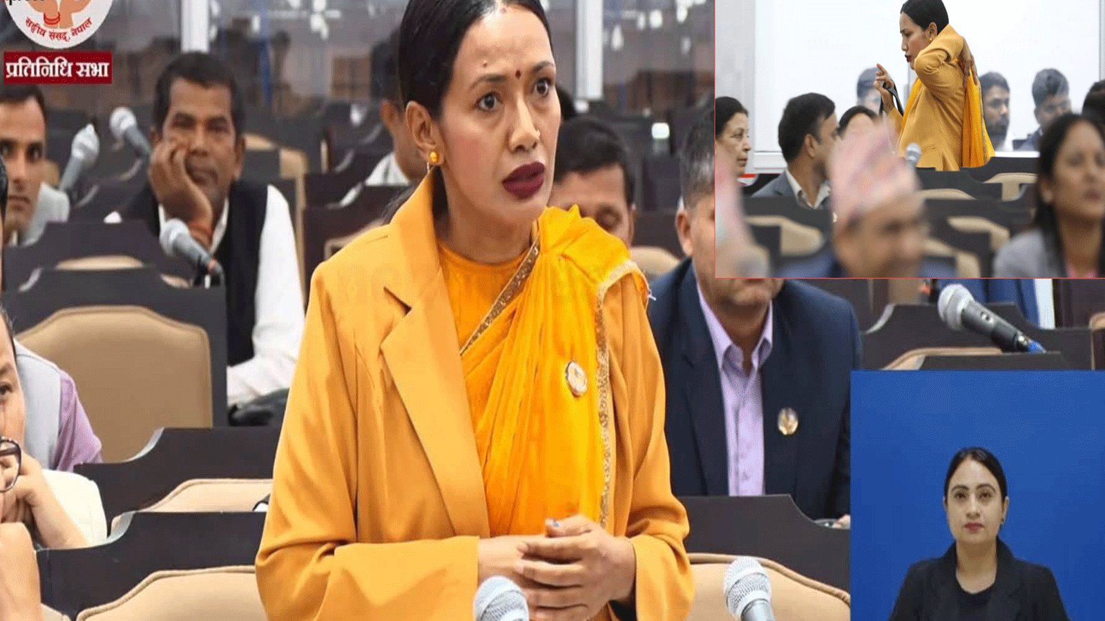 मर्यादित बन्न सभामुखले निर्देशन दिएपछि रिसाएर हिँडिन् आशिका