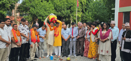 मुख्यमन्त्री खगराज भट्टद्वारा विधिपूर्वक पूजा गरी बडिमालिकाको पेटारो प्रस्थान