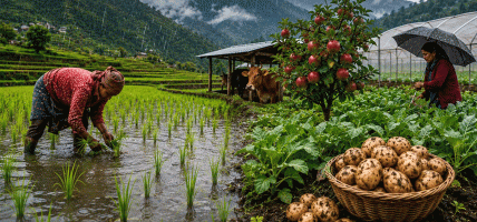 कृषि मौसम बुलेटिन: आगामी साता देशभर वर्षाको सम्भावना, बाली जोगाउन परिषद्को सुझाव