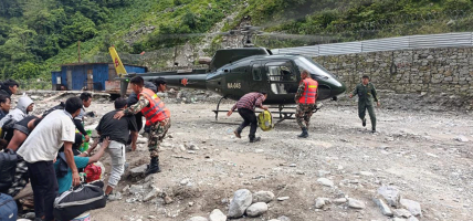 भोटेकोशी बाढीपछि २८९ विदेशी पर्यटकको उद्धार, अझै ५९१ सम्पर्कविहिन