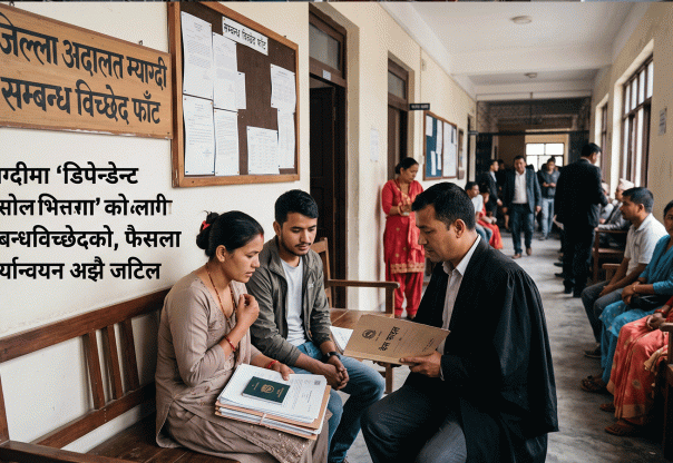 म्याग्दीमा ‘डिपेन्डेन्ट भिसा’का लागि सम्बन्धविच्छेदको लहर, फैसला कार्यान्वयन अझै जटिल