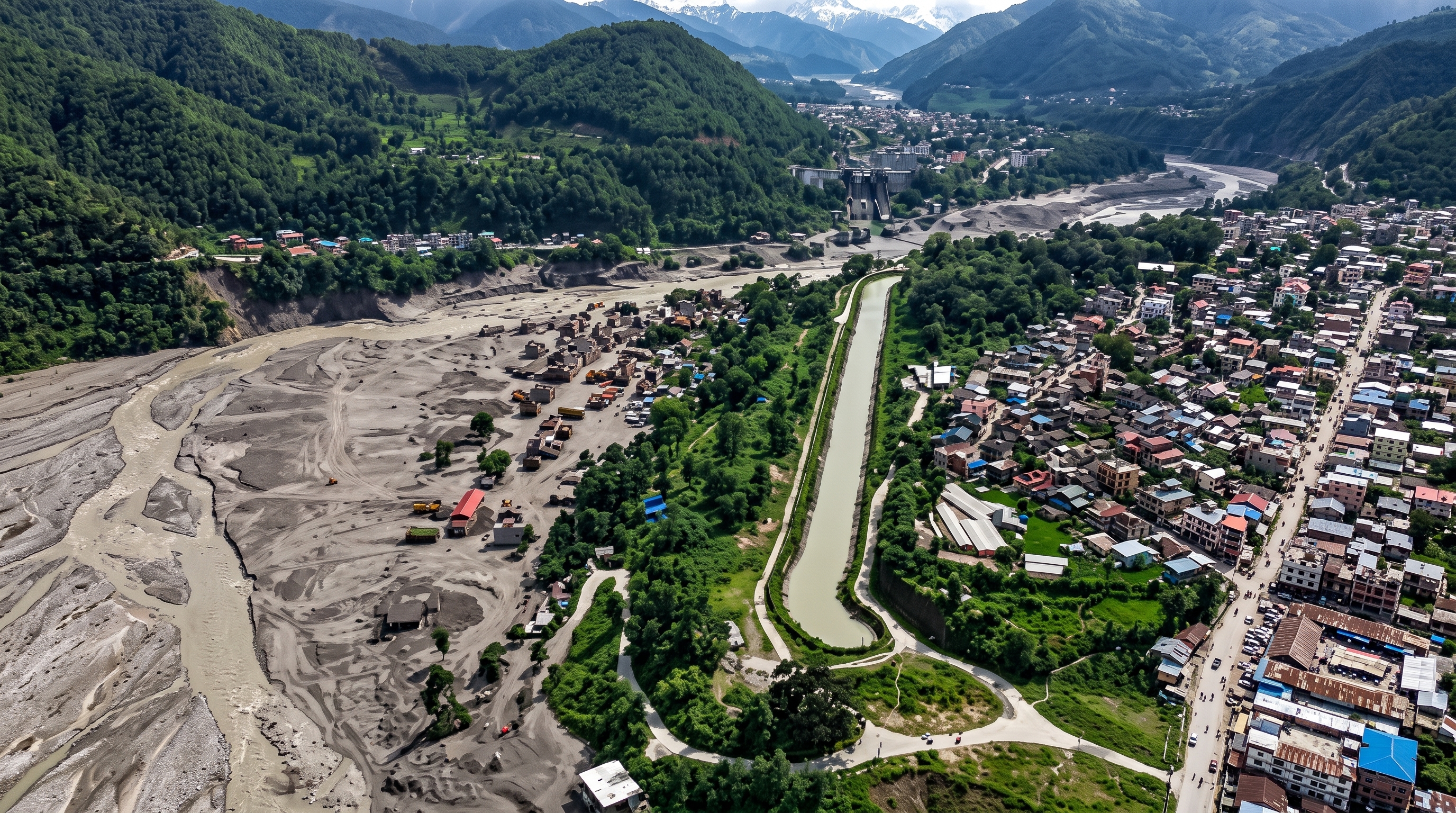 मध्यराति मान्द्रुङ खोलामा आएको बाढीले नाम्रुङका ३ घर बगायो, तटीय क्षेत्रमा सतर्कता अपनाउन आग्रह