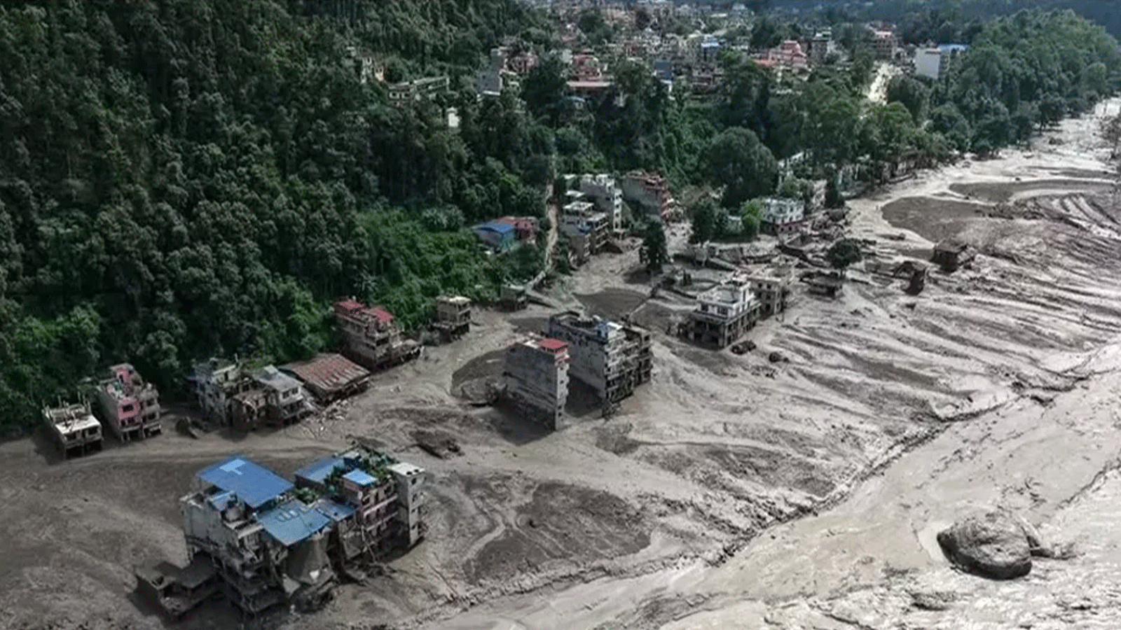 रसुवा बाढी : मृतकको सङ्ख्या १,३७७ पुग्यो, ५,१३० जना अझै बेपत्ता