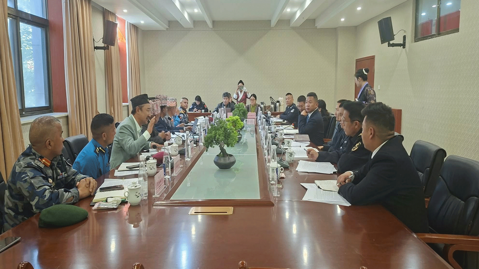 चीनको ताक्लाकोटमा नेपाल-चीन सीमा सुरक्षा बैठक, नाका खुलाउन र कैलाश मानसरोवर यात्रा सहज बनाउनेबारे छलफल