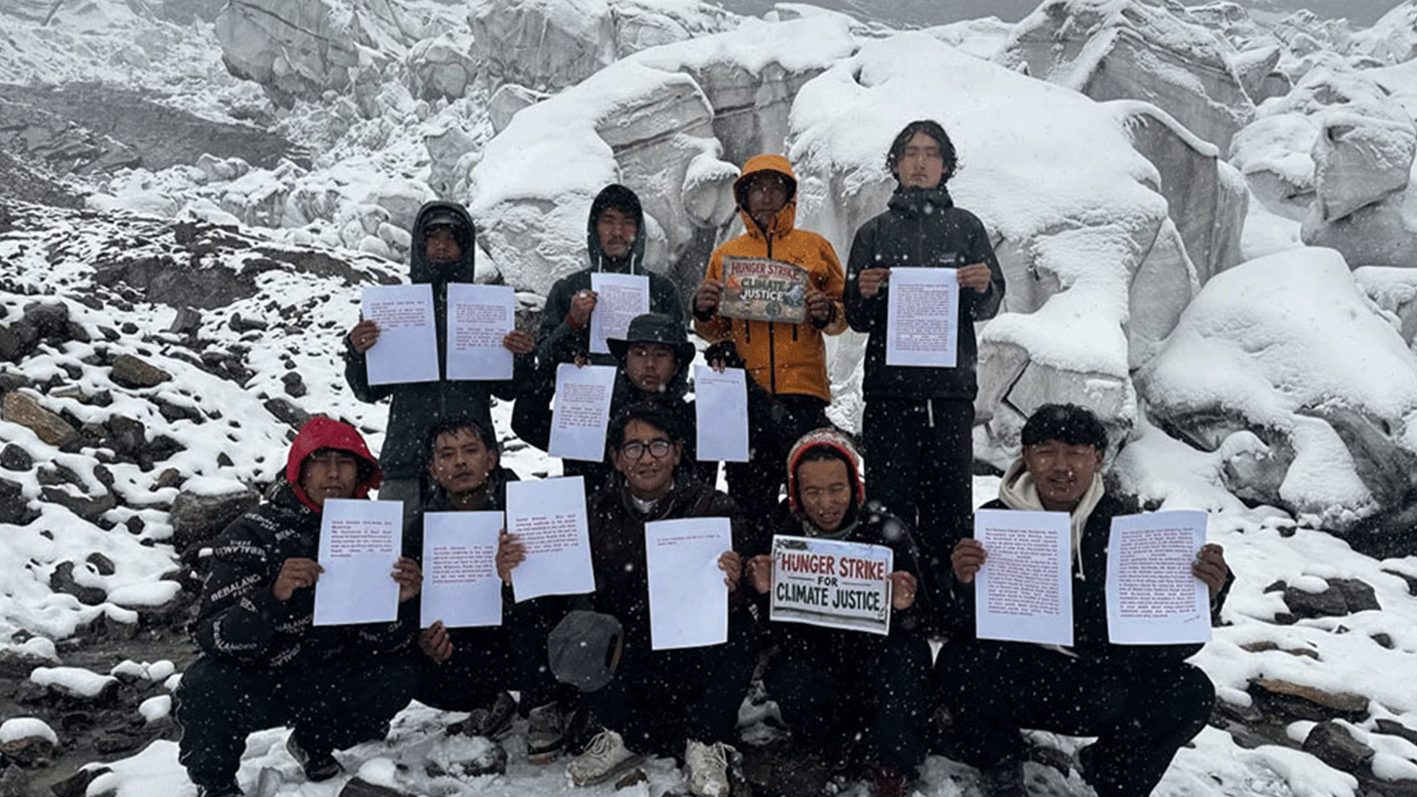 सामागाउँमा जलवायु न्यायको माग गर्दै अनसन बसेका युवाहरुलाई फिर्ता लिन एमक्यापको आग्रह