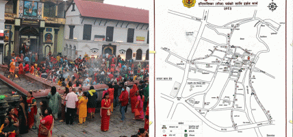 पशुपतिनाथमा तीजको चहलपहल: सहज दर्शनका लागि भित्र ८ लाइनको व्यवस्था