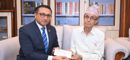 ७८ वर्षीय भण्डारीले दिए राहत कोषमा ७ लाख ७७ हजार सहयोग